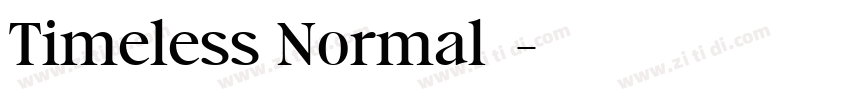 Timeless Normal◆字体转换